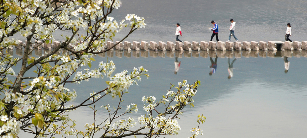 A scenic view of Wenzhou Shishui Dingbu