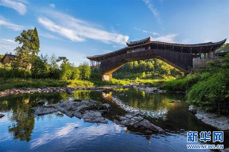 A scenic view of Wenzhou Taishun Langqiao