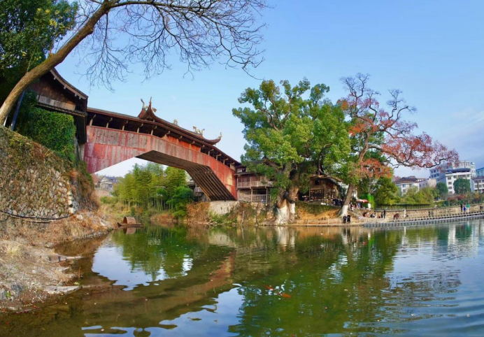 A scenic view of Wenzhou Taishun Langqiao