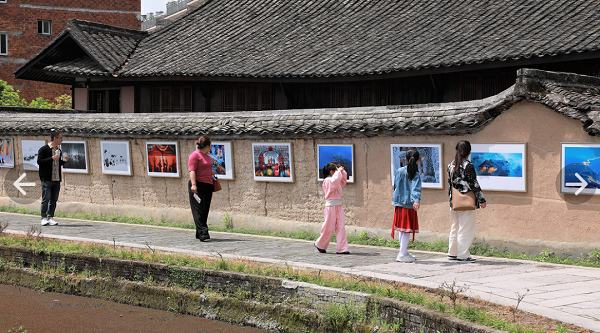 A scenic view of Wenzhou Taishun Tulou