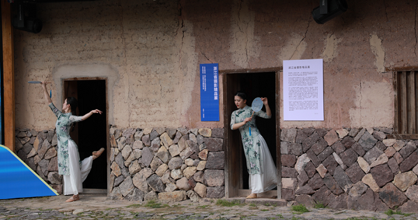 A scenic view of Wenzhou Taishun Tulou