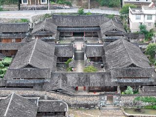 A scenic view of Wenzhou Xuexi Hushi Dayuan