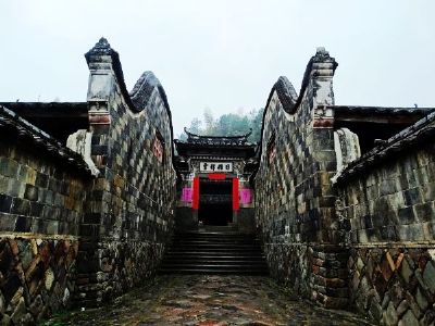 A scenic view of Wenzhou Xuexi Hushi Dayuan