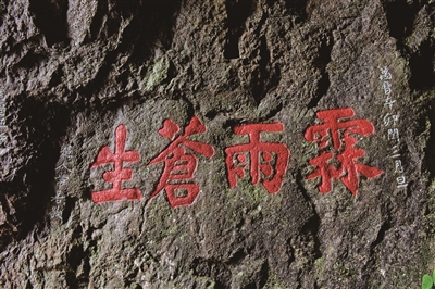 A scenic view of Wenzhou Yandangshan Longbidong Moya Tiji