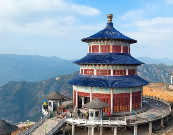 A scenic view of Wenzhou Zhenrusi Shita