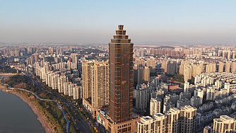 A scenic view of Wuhu Huangjin Ta