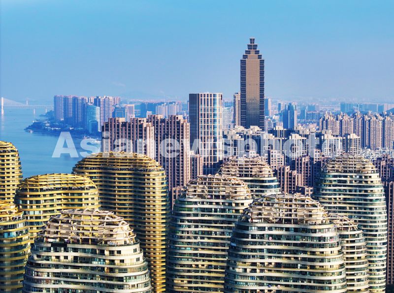 A scenic view of Wuhu Huangjin Ta