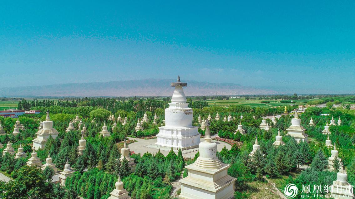 A scenic view of Wuwei Baitasi Yizhi