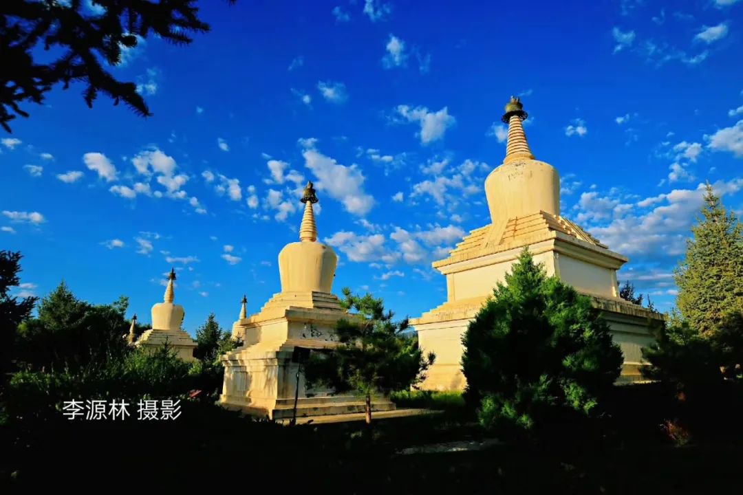 A scenic view of Wuwei Baitasi Yizhi