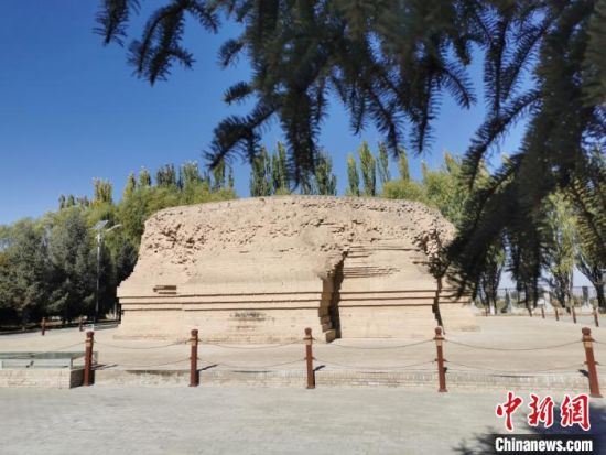 A scenic view of Wuwei Baitasi Yizhi