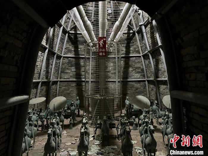 A scenic view of Wuwei Gaochangwang Xiningwang Mu