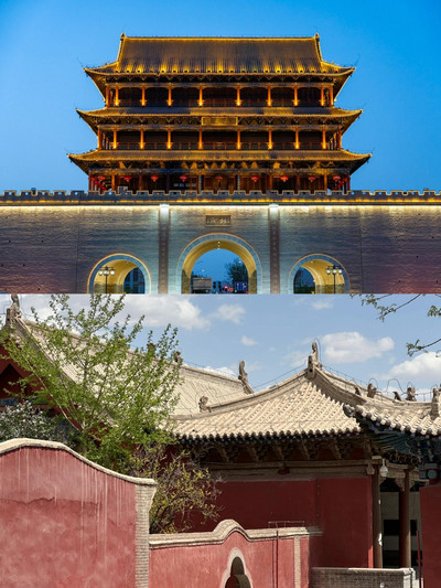 A scenic view of Wuwei Haicangsi