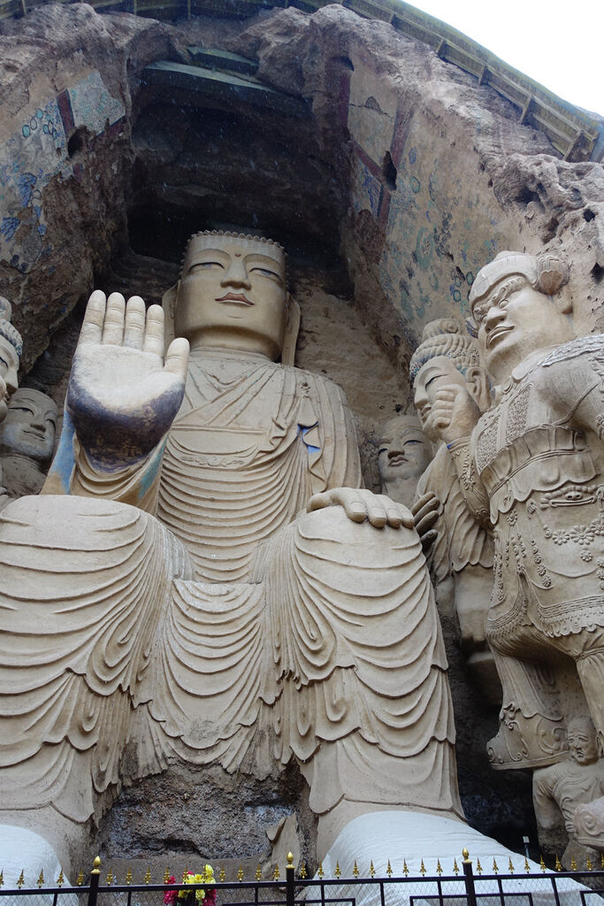 A scenic view of Wuwei Tiantishan Shiku
