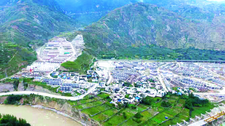 A scenic view of Wuwei Tianzhu Dongdasi