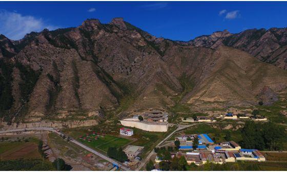 A scenic view of Wuwei Tianzhu Dongdasi