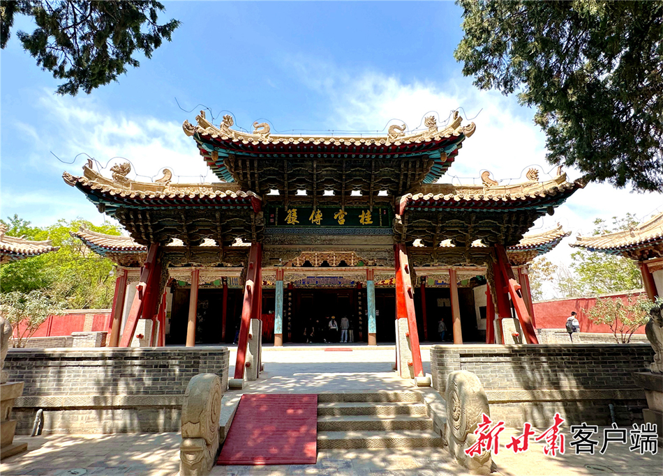 A scenic view of Wuwei Wenmiao