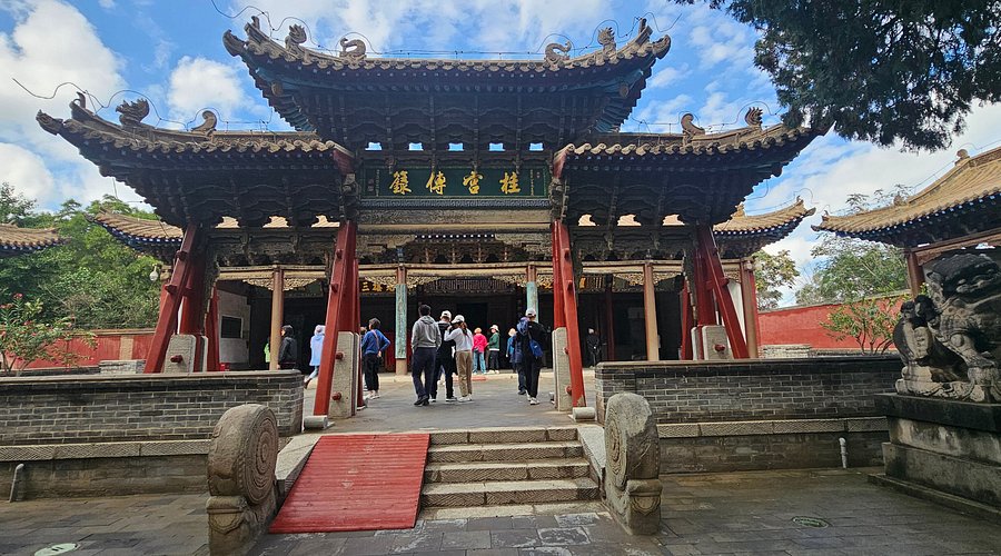 A scenic view of Wuwei Wenmiao