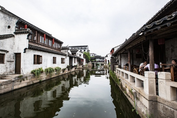 A scenic view of Wuxi Dangkou Huashi Laoyizhuang