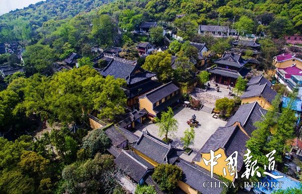 A scenic view of Wuxi Hongshan Muqun