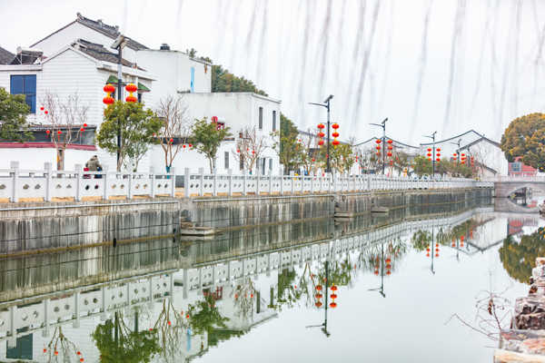 A scenic view of Wuxi Jiangyin Canzhongchang