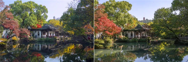 A scenic view of Wuxi Jichangyuan