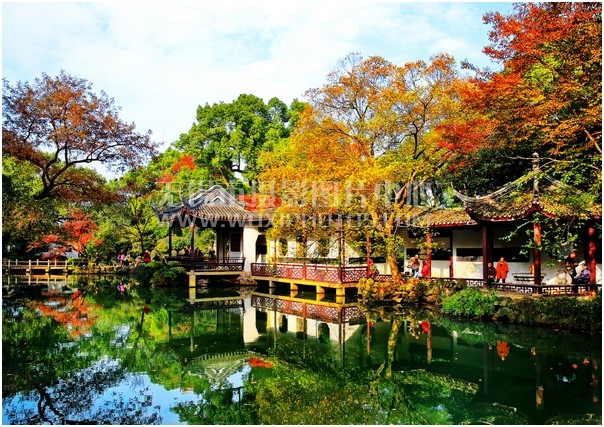 A scenic view of Wuxi Jichangyuan