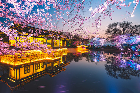 A scenic view of Wuxi Jichangyuan