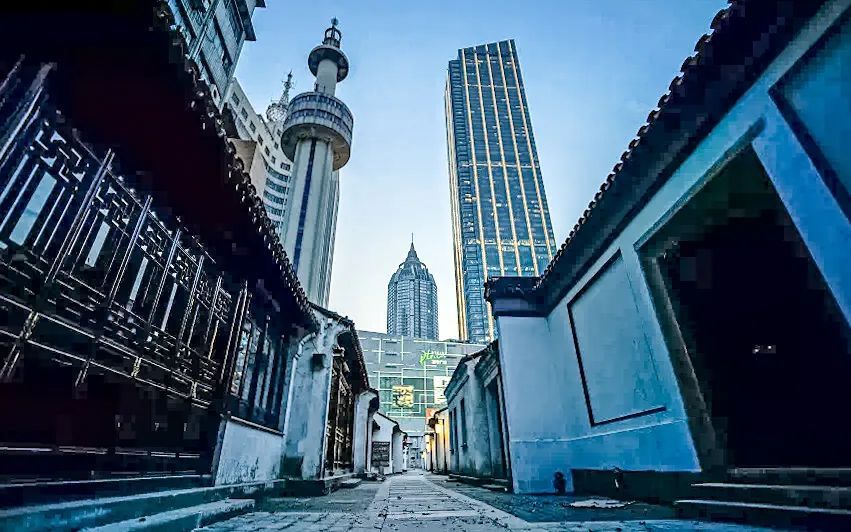 A scenic view of Wuxi Xiaolouxiang Jianzhuqun