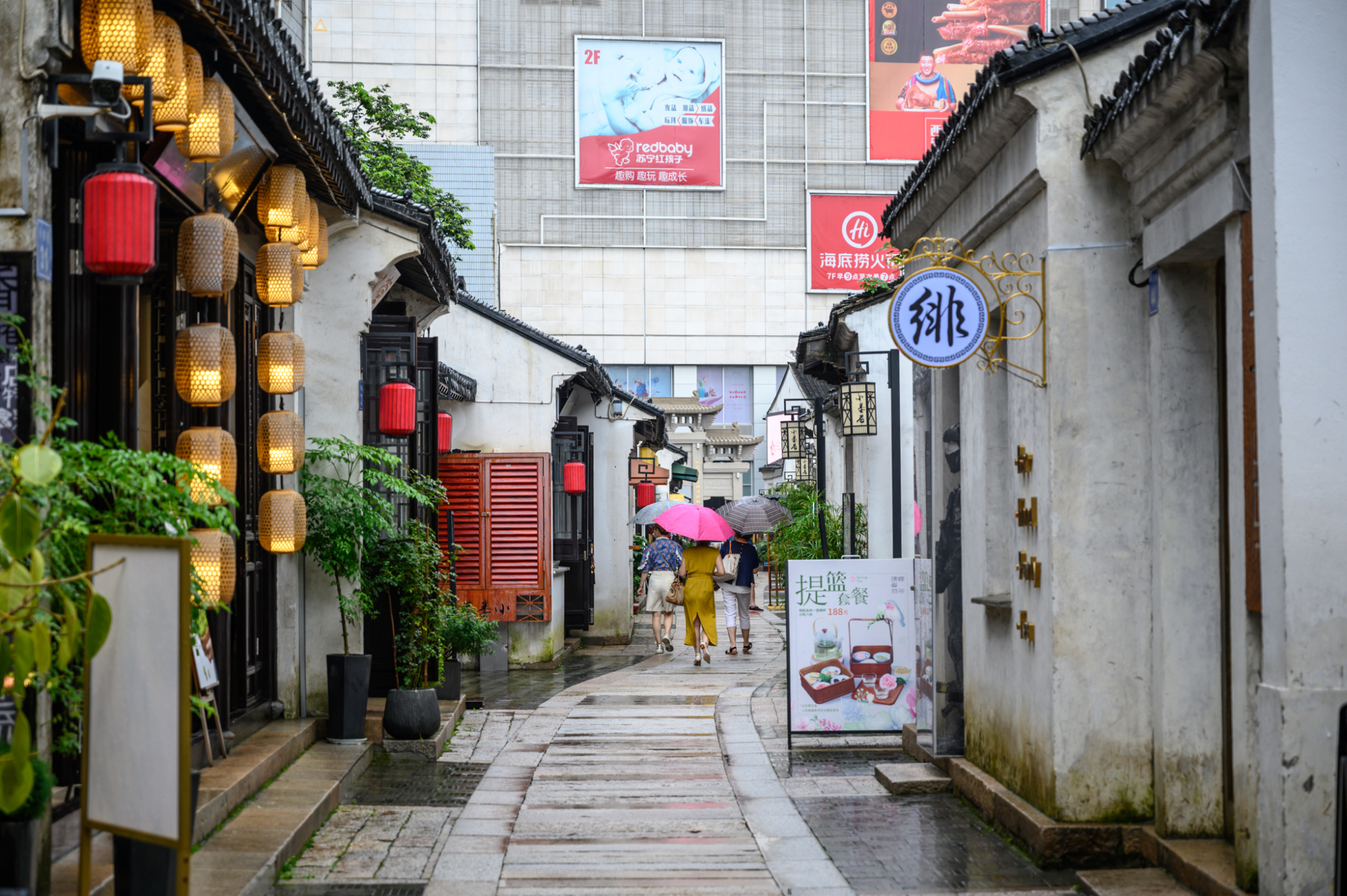 A scenic view of Wuxi Xiaolouxiang Jianzhuqun
