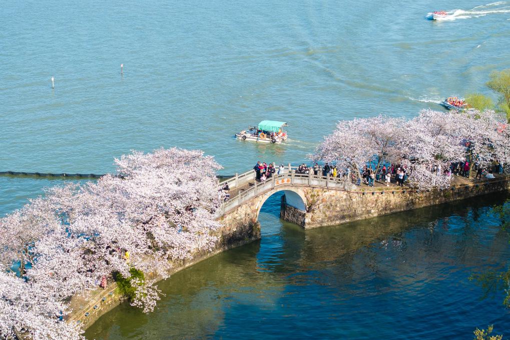 A scenic view of Wuxi Xixi Yizhi