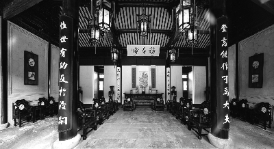 A scenic view of Wuxi Xuefucheng Guju Jianzhuqun