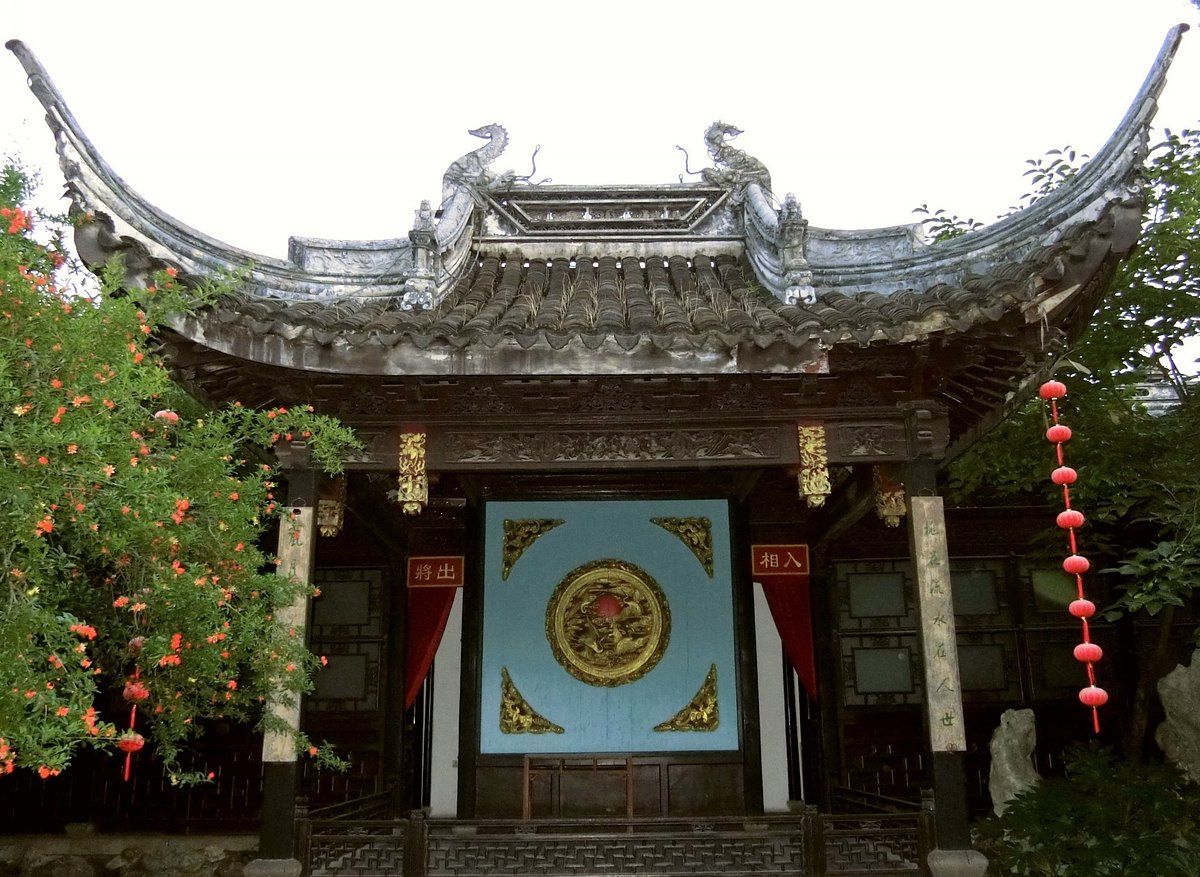 A scenic view of Wuxi Xuefucheng Guju Jianzhuqun