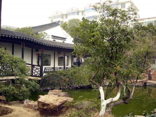 A scenic view of Wuxi Xuefucheng Guju Jianzhuqun