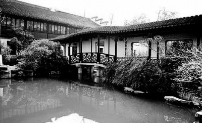 A scenic view of Wuxi Xuefucheng Guju Jianzhuqun