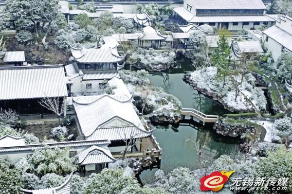 A scenic view of Wuxi Xuefucheng Guju Jianzhuqun