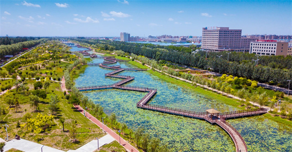 A scenic view of Wuzhong Dongfu