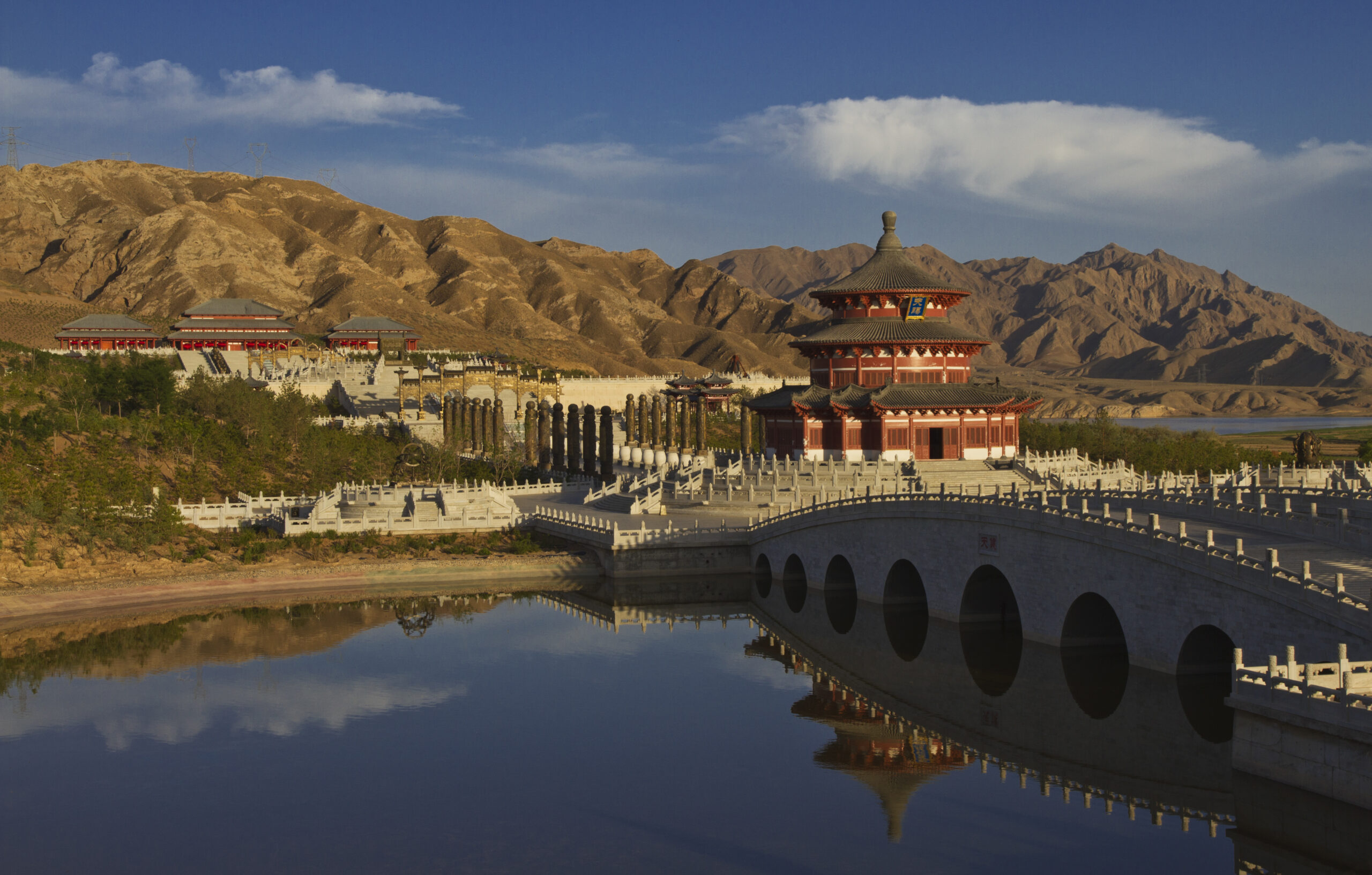 A scenic view of Wuzhong Gezishan Yizhi