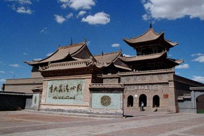 A scenic view of Wuzhong Tongxin Qingzhendasi