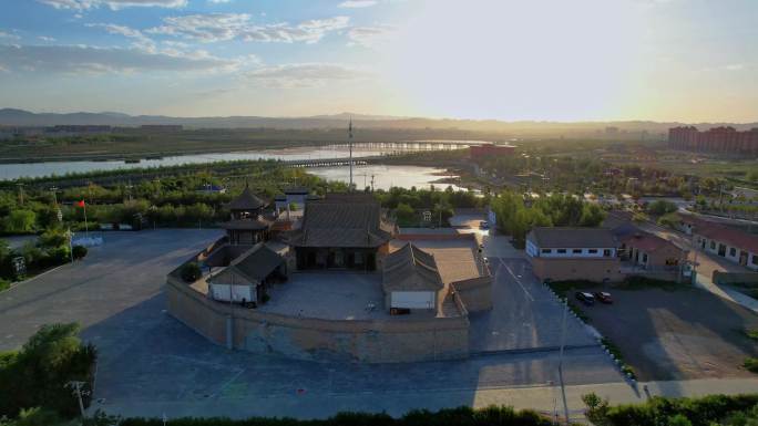 A scenic view of Wuzhong Tongxin Qingzhendasi