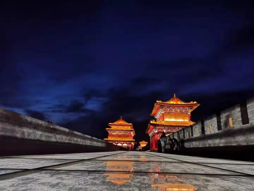 A scenic view of Wuzhong Zhangjiachang Chengzhi
