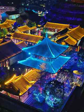 A scenic view of Wuzhou Jindai Jianzhuqun