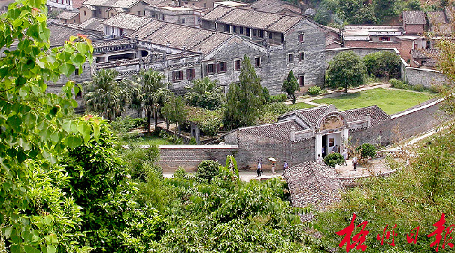 A scenic view of Wuzhou Lijishen Guju