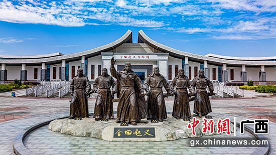 A scenic view of Wuzhou Zhonggong Guangxi Zaoqi Geming Huodong Jiuzhi