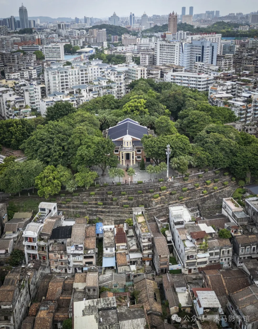 A scenic view of Wuzhou Zhongshan Jiniantang