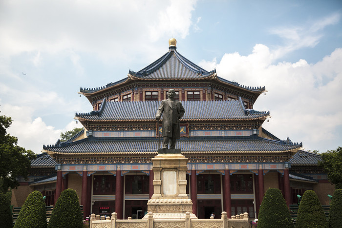 A scenic view of Wuzhou Zhongshan Jiniantang
