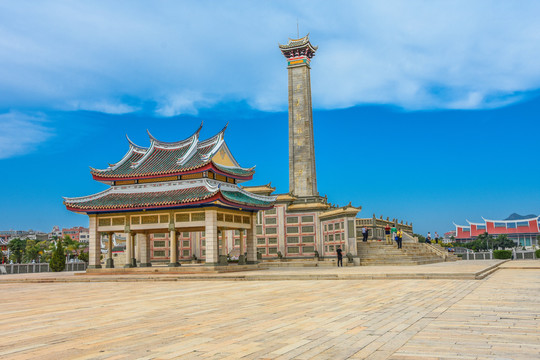 A scenic view of Xiamen Chenjiageng Mu