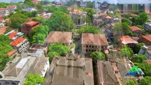 A scenic view of Xiamen Gulangyu Jindai Jianzhuqun