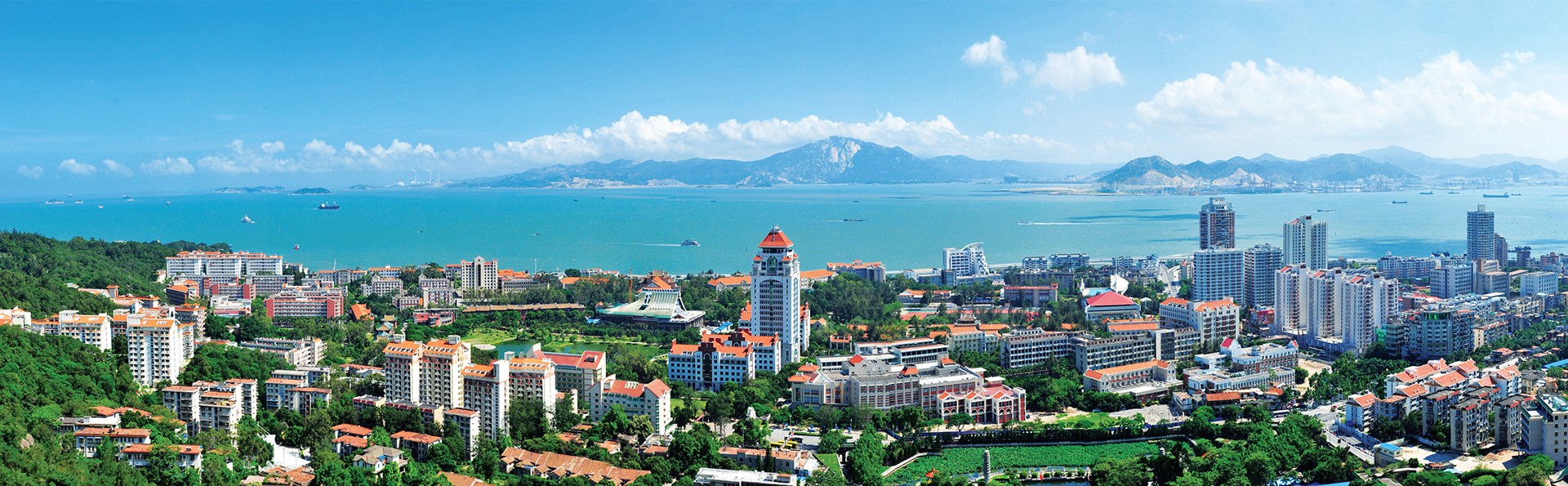 A scenic view of Xiamen Jimei Xuecun Xiamendaxue Zaoqi Jianzhu
