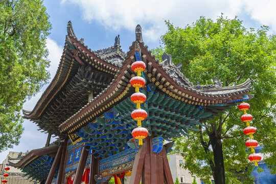 A scenic view of Xian Chenghuang Temple