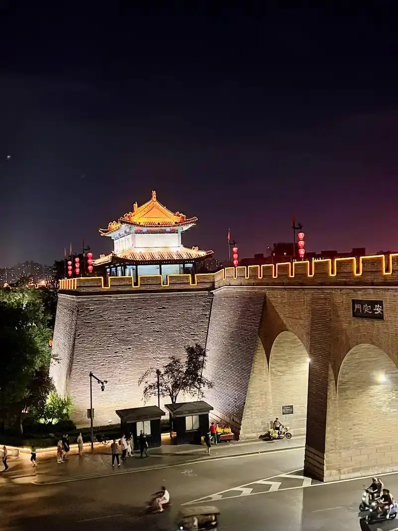A scenic view of Xian City Wall